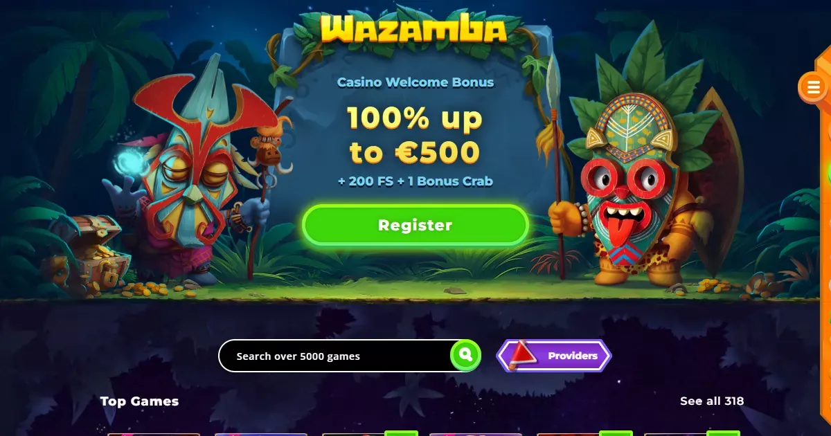 Wazamba kasíno  -  PLAY NOW. Wazamba | 2026 | 5